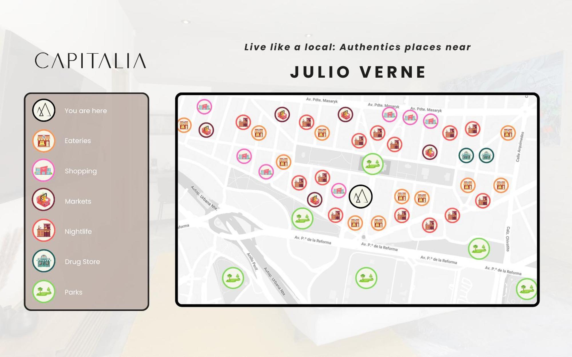 Capitalia - Apartments - Polanco - Julio Verne Μεξικό Εξωτερικό φωτογραφία